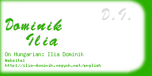 dominik ilia business card